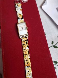 Floral Print Watch