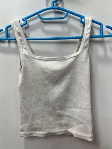White Crop Top