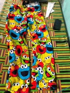 Cartoon Print Pajama Set