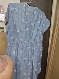 Blue Paisley Dress XXL