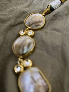 Pearl &amp; Gold Accent Necklace