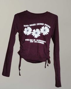 Daisy Graphic Long Sleeve Tops (Set of 2)