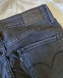 Levi's Charcoal Ripped Jeans