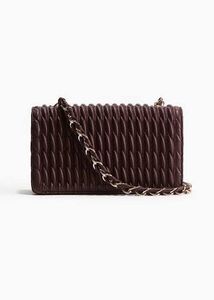 H&M Burgundy Quilted Bag