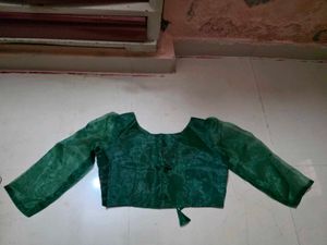 Green Readymade Blouse