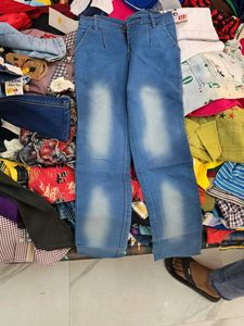 Embroidered Denim Jeans