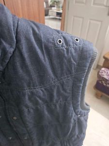 Sleeveless Layered Winter Jacket