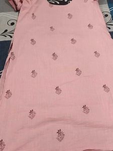 Peach Stripe Kurti