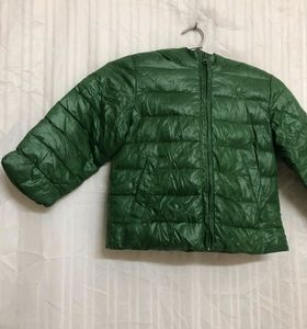 United Colours Of Benetton Green Puffer Jacket