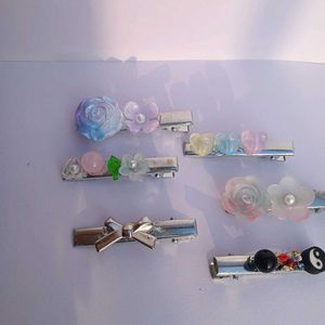 Kawaii Floral Hair Clips