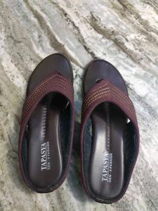 Maroon Flat Slipper