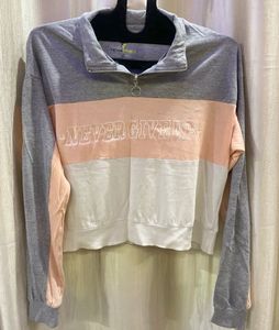 Never Give Up Pullover Sweatshirt