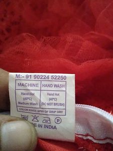 Red Flower Girl Dress