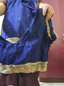 Navy Blue Party wear Saree