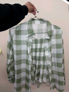 Green Checkered Shirt
