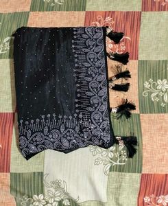 Elegant Black Saree