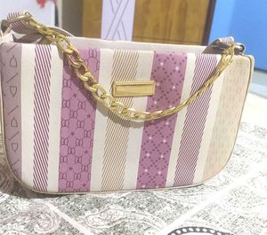 Striped Shoulder Bag