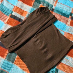 Brown Long Sleeve Top