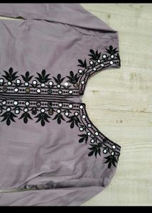 Beautiful Lavender Colour Kurta Dupatta S