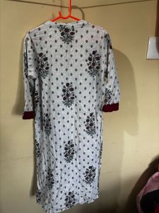 Elegant white kurta - 2XL