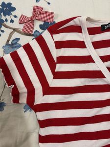 Striped Cropped Cardigan