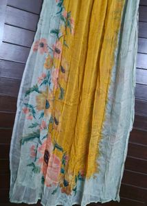 Women Mint Green Colour Floral Printed Kurta Set