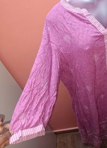 Xl Avaasa Lavender Pinkish  Kurta