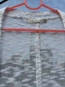 White Knit Cardigan