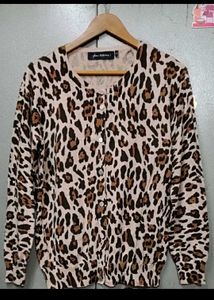 2 Animal Print Cardigan