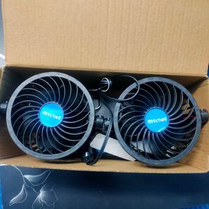 Double Headed Vehicle Fan
