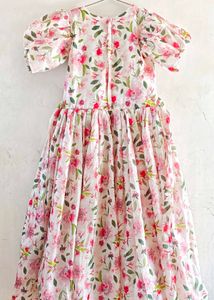 Premium Floral Girls Party Dress | Designer Style