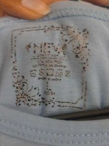 Blue Floral Graphic Tee