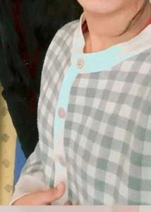 Cozy Gingham Cardigan