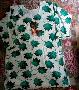 Leaf Print Kurta