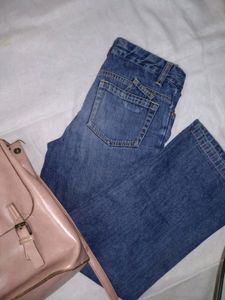 Blue Straight Jeans