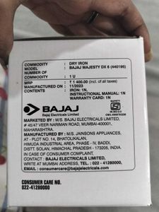 Brand New Bazaz Iron