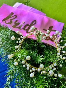 Shine like queen bride crown and tag.🎉