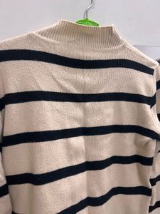 Striped Knit Sweater