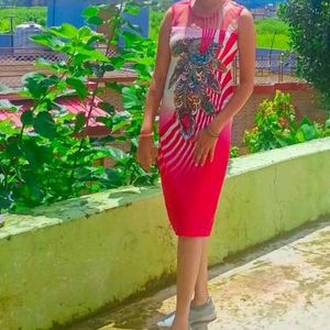 Stylish Printed Dress
