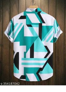 Cool Geometric Print Shirt