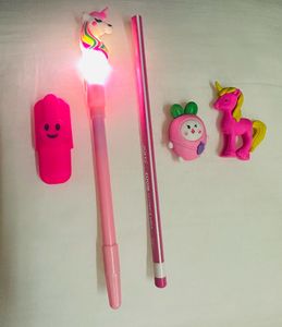 Cute Pink Stationary Set