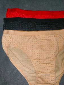 Combo Of 3 Pieces Panty Set