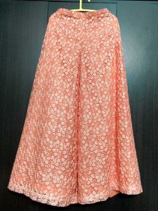 Flared Peach Palazzo