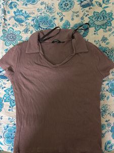 Lavender Dark Top – Nuon by Westside, Size Small