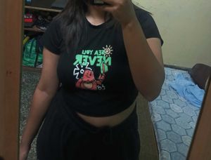 Black Crop Top
