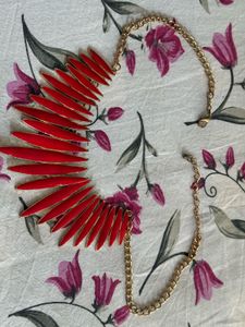 Red Statement Necklace