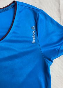 Reebok Blue Running Tee - Slim Fit