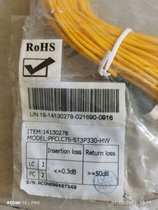 Branded Fiber Optic Cable With Connector