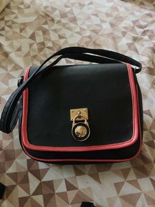 Stylish Black Sling Sadal Bag