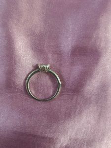 925 Silver Ring with Stone Accent